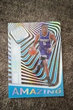 2020-21 Panini Illusions - Amazing De'Aaron Fox #7 Sapphire
