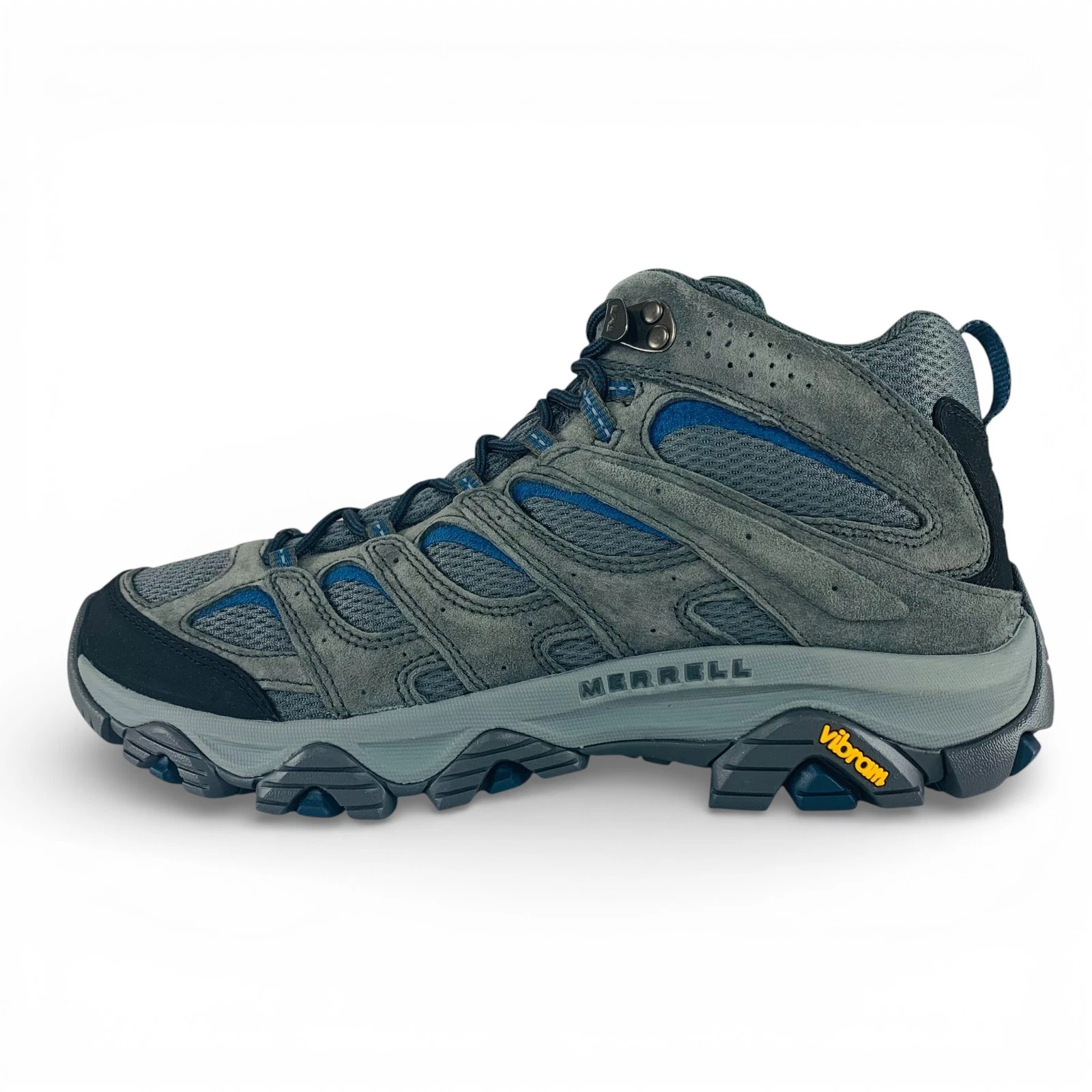 Merrell Moab 3 Mid Granite Grey Blue Men's Wide Hiking Shoes Boots J035865
Opens in a new window or