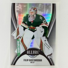 2025-26 Allure Black Rainbow #55 Filip Gustavsson Minnesota Wild