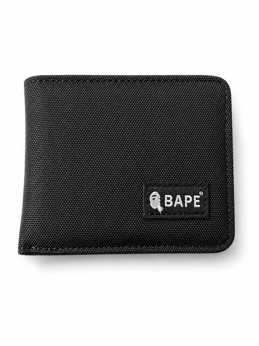 激レア ア ベイシングエイプ ブラックレザー 二つ折り財布 APE HEAD刻印 A Bathing Ape Black Wallets for Men for sale | eBay