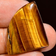 Natural Tiger Eye Fancy Shape Cabochon Loose Gemstone 15.5 Ct 22X19X4 mm A-16022