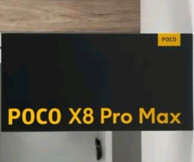 POCO X8 Pro Max Smartphone, 256 GB Speicher, Schwarz, Slate-Stil, Android, Neu