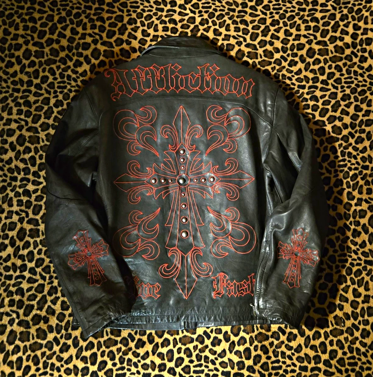 Affliction Leather Outer Shell Jackets for Men Just Listed 2026