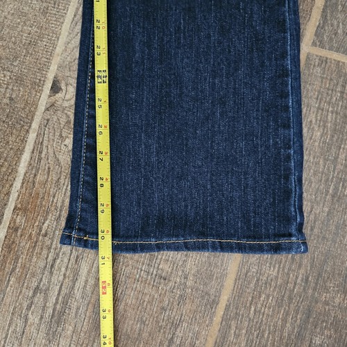 Womens Levi Signature stretch denim blue jeans size 16M, mid-rise bootcut - Picture 11 of 14