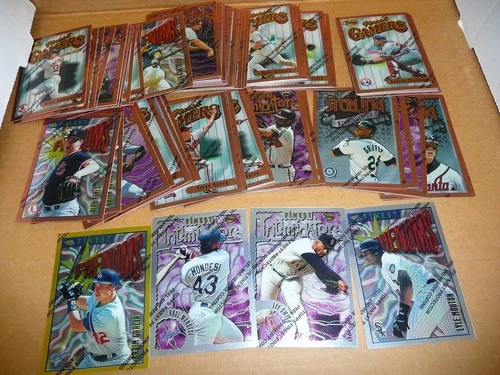 1996 Topps Finest BASEBALL LOT OF 83 CARDS BRONZE SILVER GOLD W/KEN GRIFFEY JR