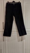 Mens sze W32 L32 top quality expensive black polycotton Tradesman Work Trousers