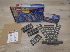 Lego Eisenbahn 9V TRAIN 4531 Weichenpaar Weichen Und 4515 Gerade Schienen 
