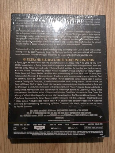 Conan the Destroyer Limites Edition Box Set (4K Ultra HD, 1984) - Imagen 4 de 8