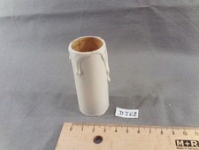 Fausse bougie fourreau  27,5 x 70,5 mm blanc en carton (réf DJ62)