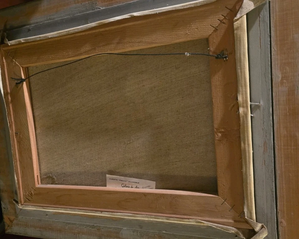 Pintura al óleo original de colección naturaleza muerta pintor italiano Salvatore Langella cítricos Foto 4 de 4