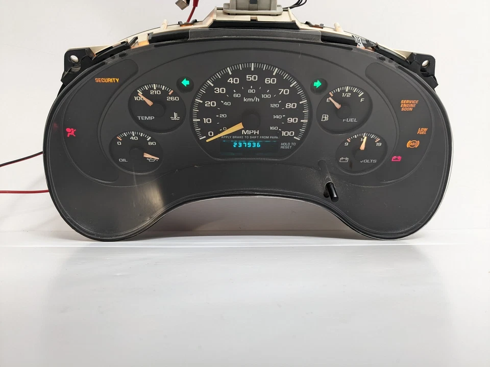 00-05 Chevy S-10 Blazer GMC Jimmy Speedometer Instrument Cluster Gauges 16267265 - Image 2 of 4