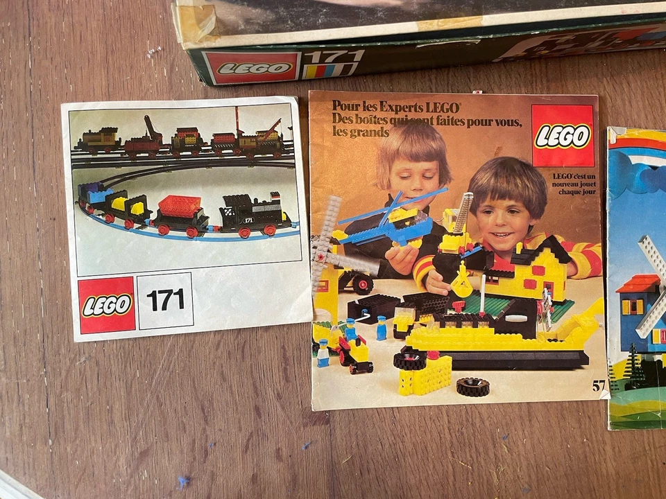 Gros Lot Lego Ancien Vintage Technic Train Collection 8845 850 171 8848 Rare - Photo 3/4