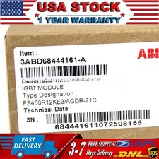 1pcs ABB FS450R12KE3/AGDR-71C ACS800 Inverter IGBT Driver Board Series