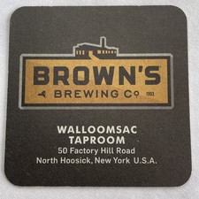Brown’s Brewery Co, Walloomsac, Taproom, Troy Taproom, Hoosick Falls NY, 4”