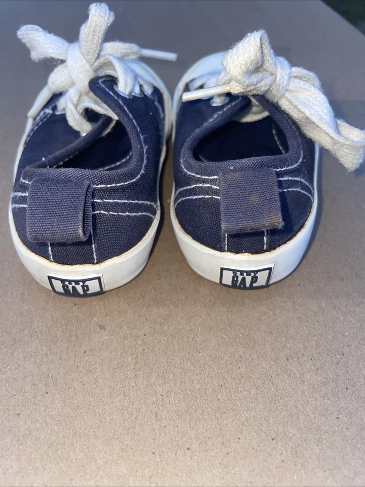 Zapatos de lona vintage Baby Gap azul marino talla 4 Foto 3 de 4