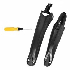 2 Pieces Widened Bike Mudguard Lightweight Cycling Accessory Streamlined Shape