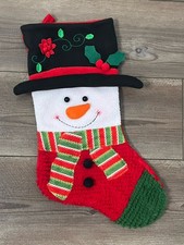 Hobby Lobby Snowman Christmas Large Stocking