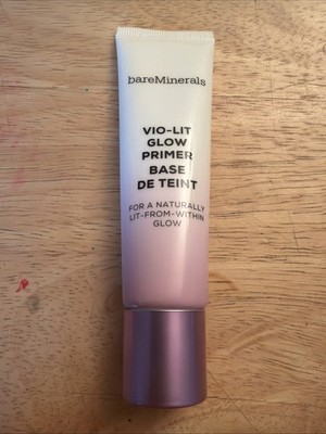 BareMinerals Vio-Lit Glow Primer Illuminating Face Base Natural Glow 1 fl oz New