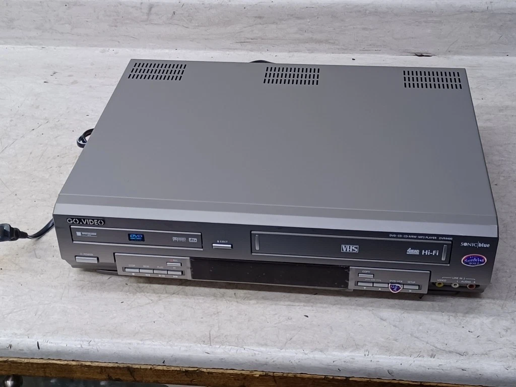 Go Video DVR4400 VCR/DVD Combo Remote Control 4 Head Hi-Fi Stereo VHS Dub Player