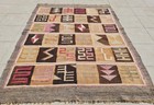 Rare Hand Knotted Vintage Flat Weave Kilim Wool Area Rug 5.2 x 3.11 Ft — photo 3