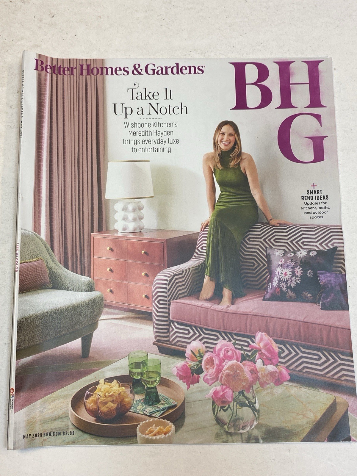 Better Homes Gardens Magazine May 2025 Wishbone Kitchen Meredith Hayden Lux Idea