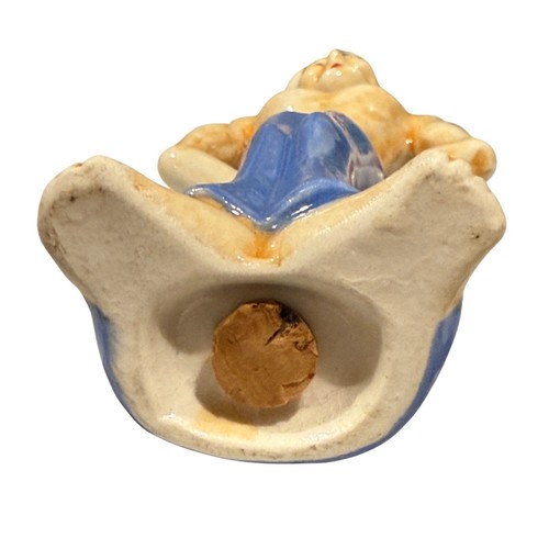 Statuina vintage G Nov ceramica marinaio sale pepe shaker senza camicia Giappone RARA - Foto 10 di 10