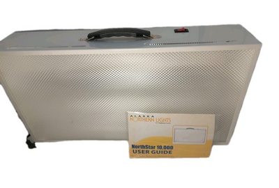 #ad Alaska Northern Lights Northstar 10000 Bright Light Therapy Box Lamp USA $73.00