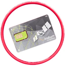 WORLDWIDE NEW Prepaid SATELLITE SIM CARD Iridium Phone & IridiumGO! No Airtime
