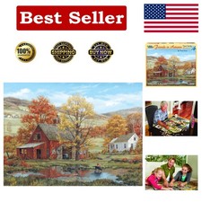 Friends in Autumn - Stunning 1000 Piece Puzzle  Perfect for Family Gatherings