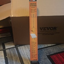 ProLine GMS20BK Black Collapsible Music Stand Height-Adjustable Portable