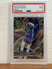 2021 Moses Moody Spectra Meta RC #23/25 PSA 9