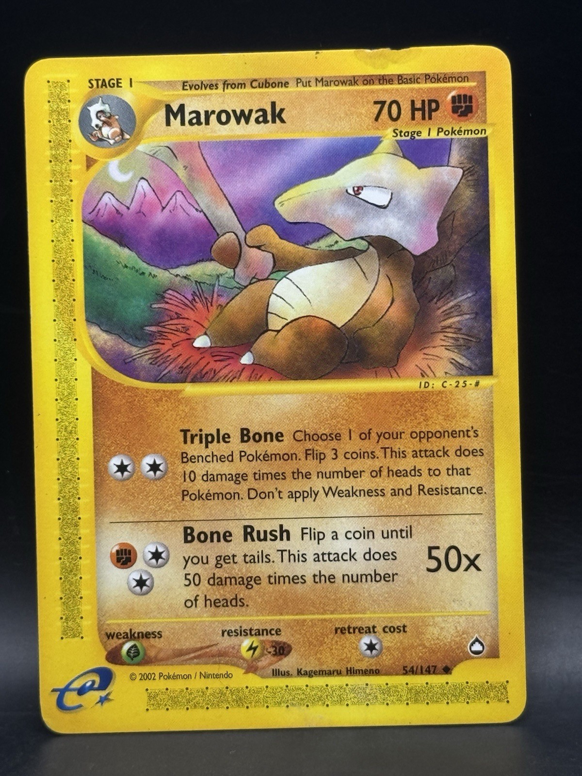 Marowak 054/147 Aquapolis Regular