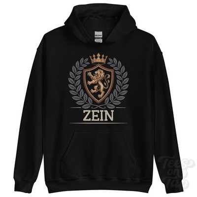 ZEIN FANTASY COAT OF ARMS HOODIE novelty parody family name crest