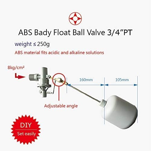 Efficient Float Valve for Water Trough, Pump & More - 100 psi, Adjustable 180° - Picture 4 of 10