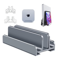 Aluminum Vertical Laptop Stand Holder for Desk Compatible with MacBook Pro, M...