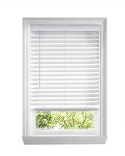 New - Bali Window Solutions 2" Faux Wood Blinds - white, 32" wide x 64" long