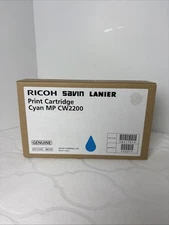 Genuine Ricoh Savin Lanier Print Cartridge Cyan MP CW2200 841722 New 5/2025