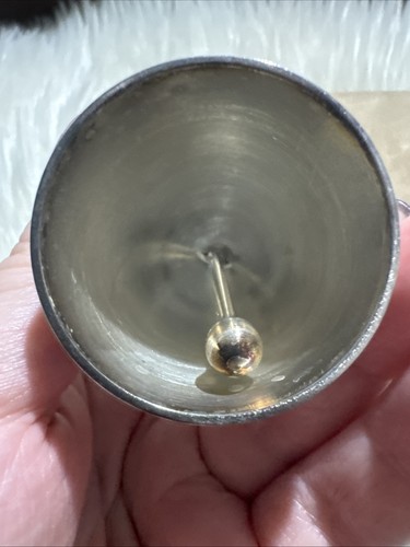 Fabulous Christofle Silver-Plated Desk Dinner Bell circa 1960 France - Picture 6 of 6