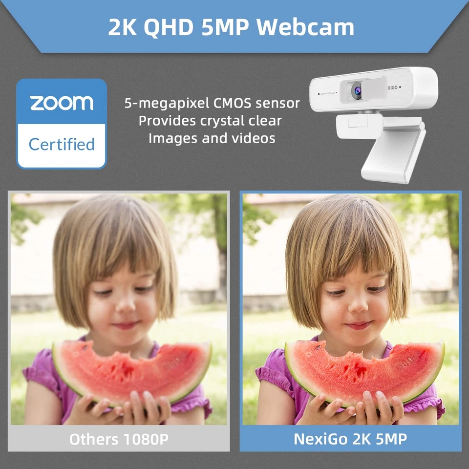 Cámara web con zoom 2K con control remoto | Sony_Starvis Se... certificada con zoom N940P (Gen 2) Foto 2 de 4