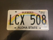 Hawaii License Plate