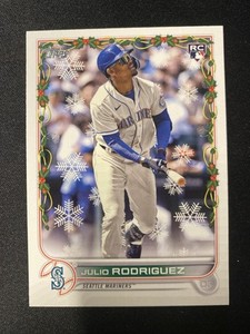 Julio Rodriguez #HW44 2022 Topps Holiday Seattle Mariners RC Rookie