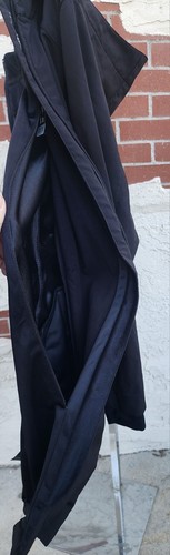 XL New SONY PICTURES Stormtech Waterproof Hooded Black Jacket Coat Thumb Holes - Picture 17 of 24