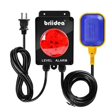 Sump Pump Alarm Briidea Indoor/Outdoor High Water Septic Tank Alarm with 110d...
