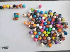 111 Series 1 & 2 MIGHTY BEANZ 2017, 2018 with 8 Rare Two-Faced Beanz