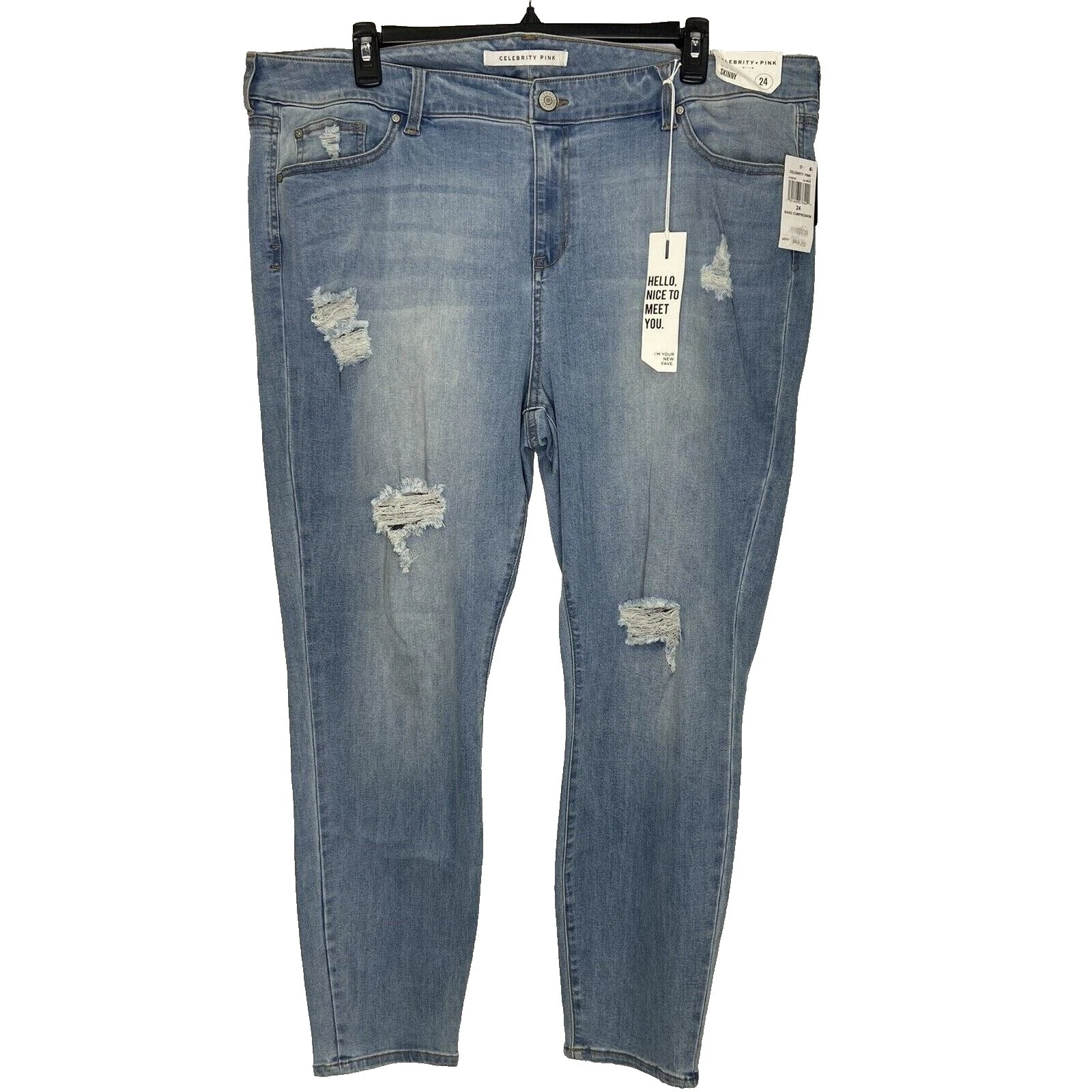 Celebrity Pink Regular Size Jeans for Women