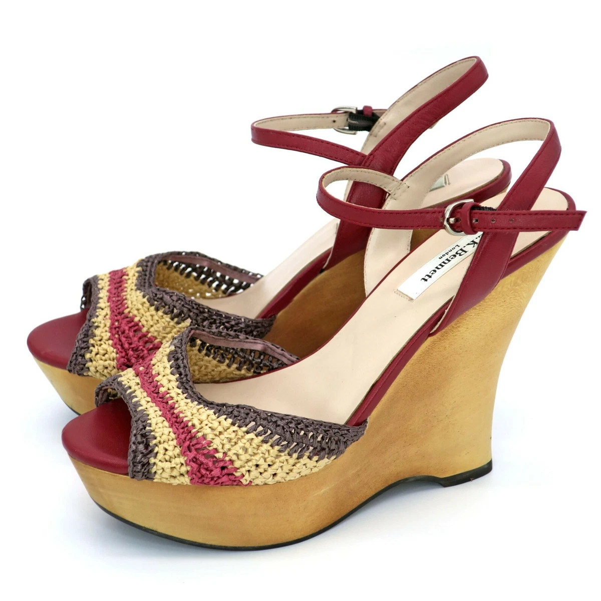 Macrame clearance wedge sandals