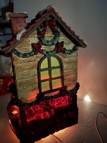 Santa’s Workshop Lighted Musical Figurine Vintage JC Penney 11” Resin IOB - Picture 7 of 19