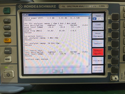 Rohde & Schwarz FSL3 Spectrum Analyzer 9 kHz - 3 GHz _ 0770 - Picture 6 of 12