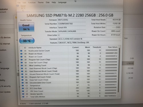 Dell Inspiron 15 7000 Gaming i5-7300HQ 2.5ghz 8GB RAM 256GB SSD Charger 7WZVZ32 - Picture 9 of 23