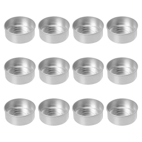 100 Pcs Candle Base Tealight Cups Metal Holder Container Containers